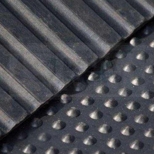 Gym Rubber Flooring mat, Bubble design, 6ftx4ftx12mm, 25kg Special Price
