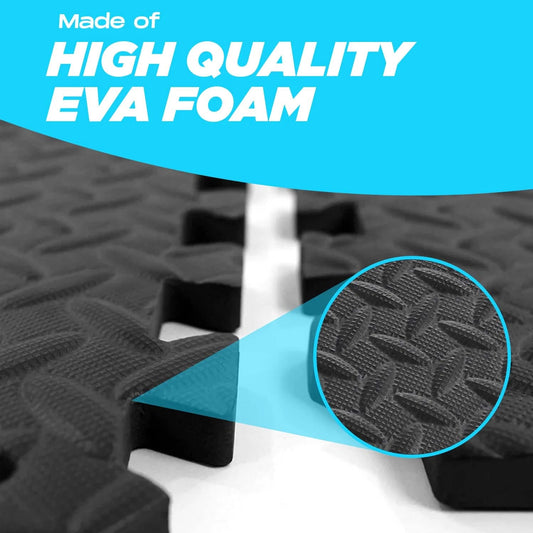 EXTRA THICK GYM FLOORING INTERLOCKING FLOOR MATS EVA SOFT FOAM MAT YOGA TILES UK