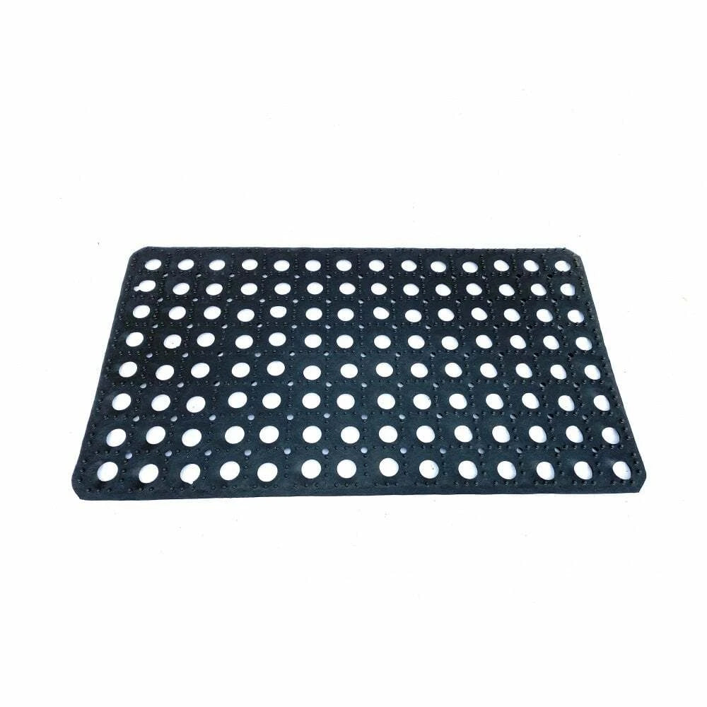Rubber Drainage Entrance Mat Heavy Duty Indoor Outdoor 40 x 60cm