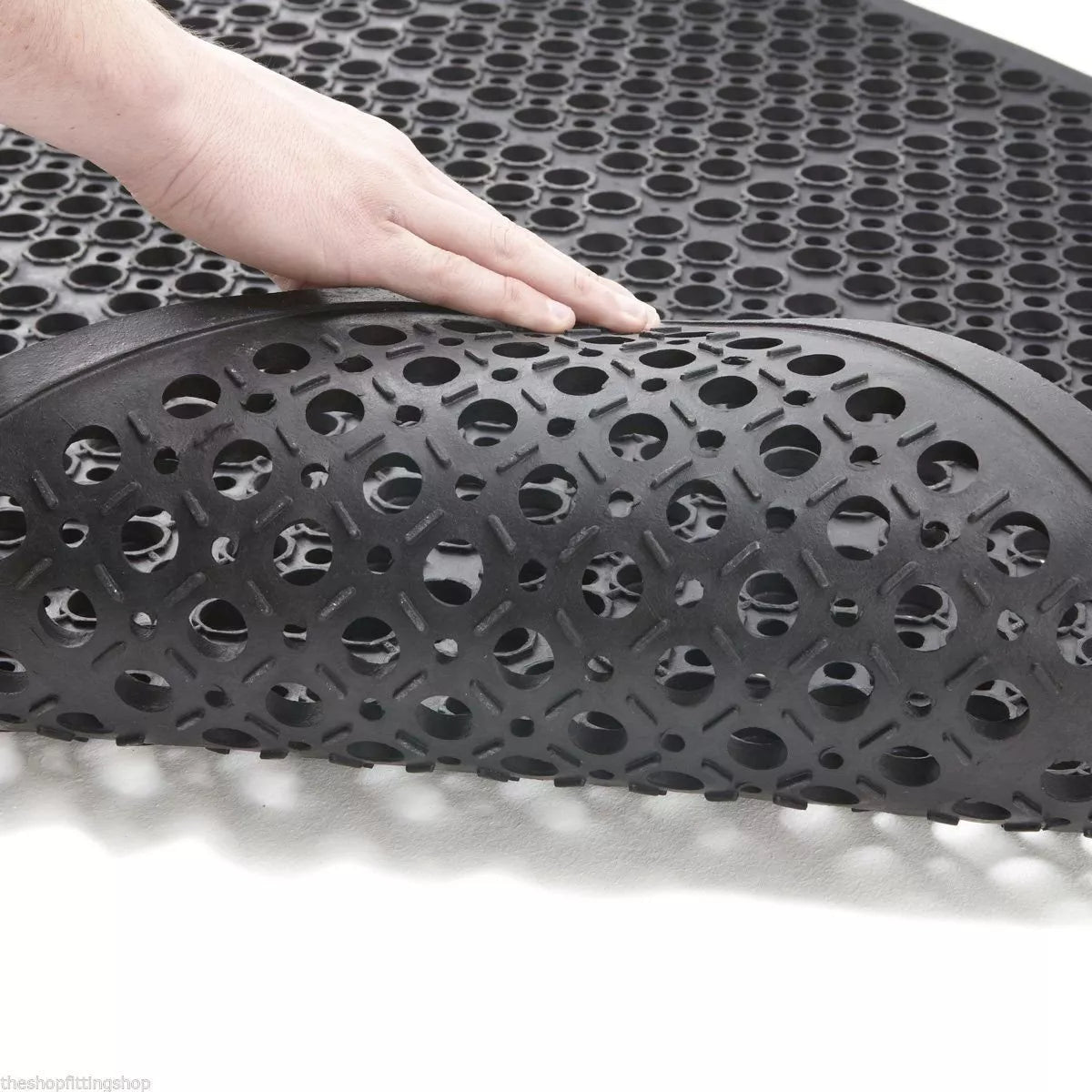 Heavy Duty Rubber Mat Non-Slip Safety Anti-Fatigue Workplace