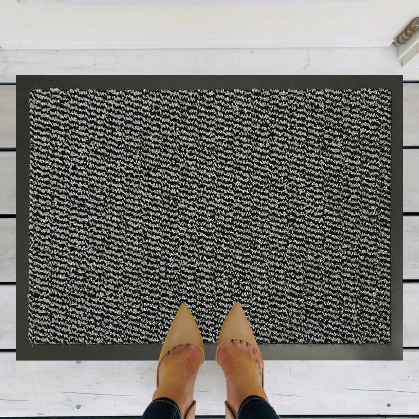 Large Heavy Duty Door Mat Non Slip Rubber Barrier Mats Kitchen Hallway Floor Rug