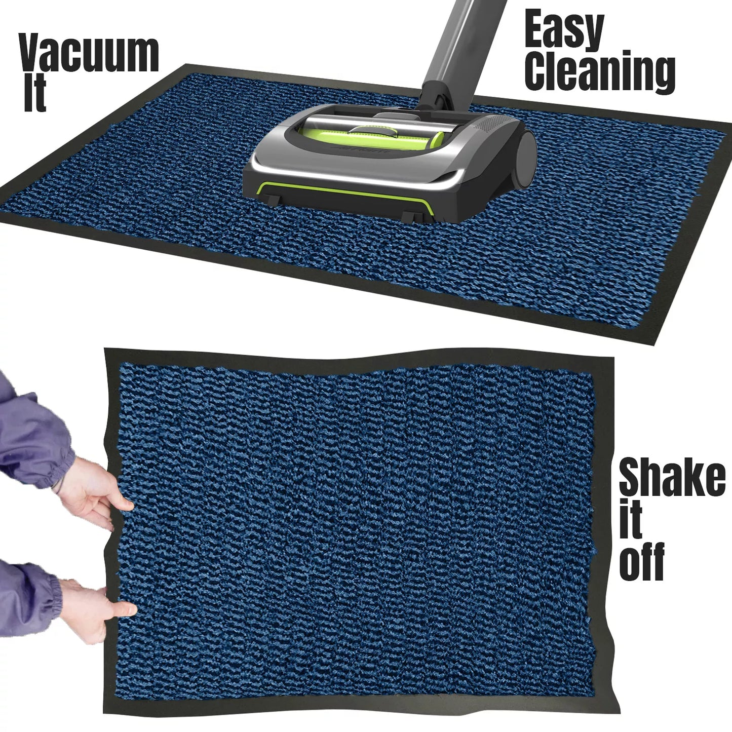 Large Heavy Duty Door Mat Non Slip Rubber Barrier Mats Kitchen Hallway Floor Rug
