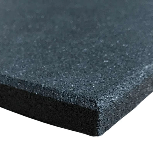 Rubber Gym Floor Tiles | Heavy Duty Crumb Gym Mats | Non-Slip | 1M x 1M x 10mm