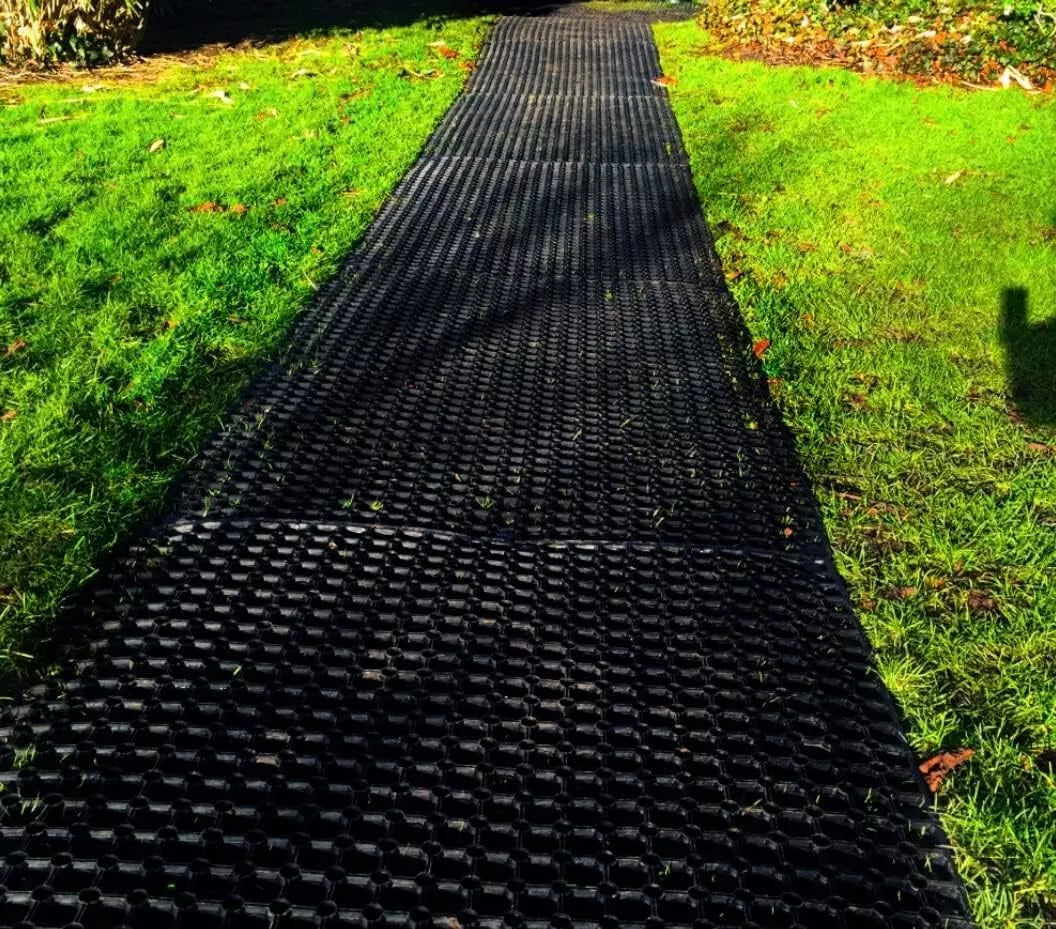 2x Rubber Door Entrance Mat Heavy Duty Non Slip Dirt Catcher Honeycomb 50x100cm