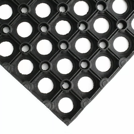 2x Rubber Door Entrance Mat Heavy Duty Non Slip Dirt Catcher Honeycomb 50x100cm