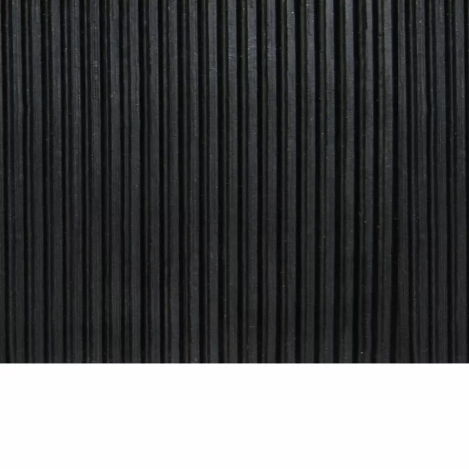 Non-Slip Rubber Sheet Garage Flooring Matting Solid Sheeting 1.2m Wide & 3mm Thick | Fine Rib Sheet