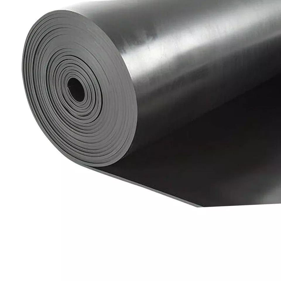 Non-Slip Rubber Sheet Garage Flooring Matting Solid Sheeting 1.2m Wide & 3mm Thick | Neoprene Sheet