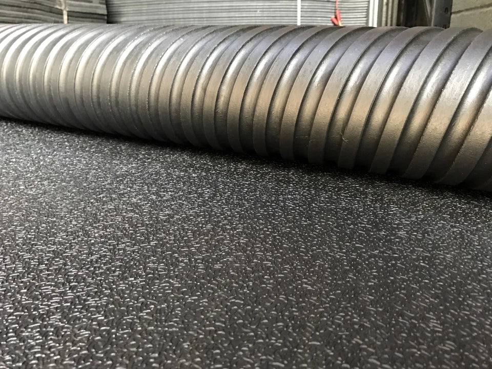 Rubber Stable mats, 12mmx6ftx4ft Amoeba Top Design Special Price