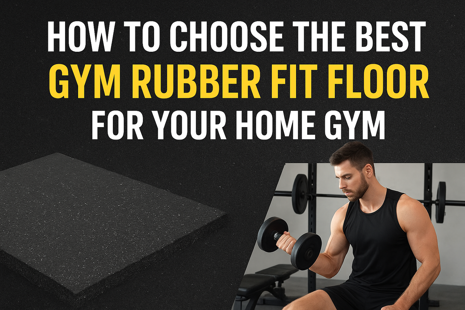 feature Best Gym Rubber gym flooring For Home Gyms UK