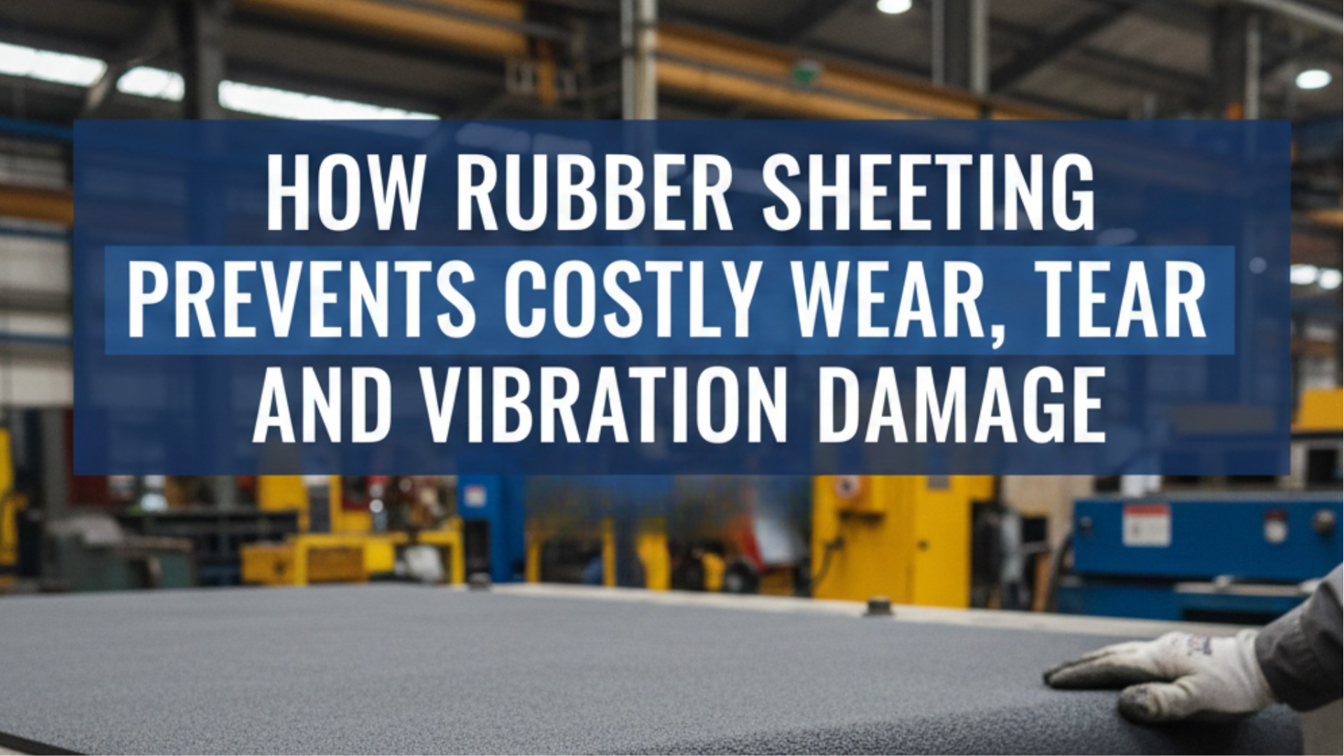 Rubber Sheeting Prevents Wear Tear And Vibration Damage – Rubber Fit Floors