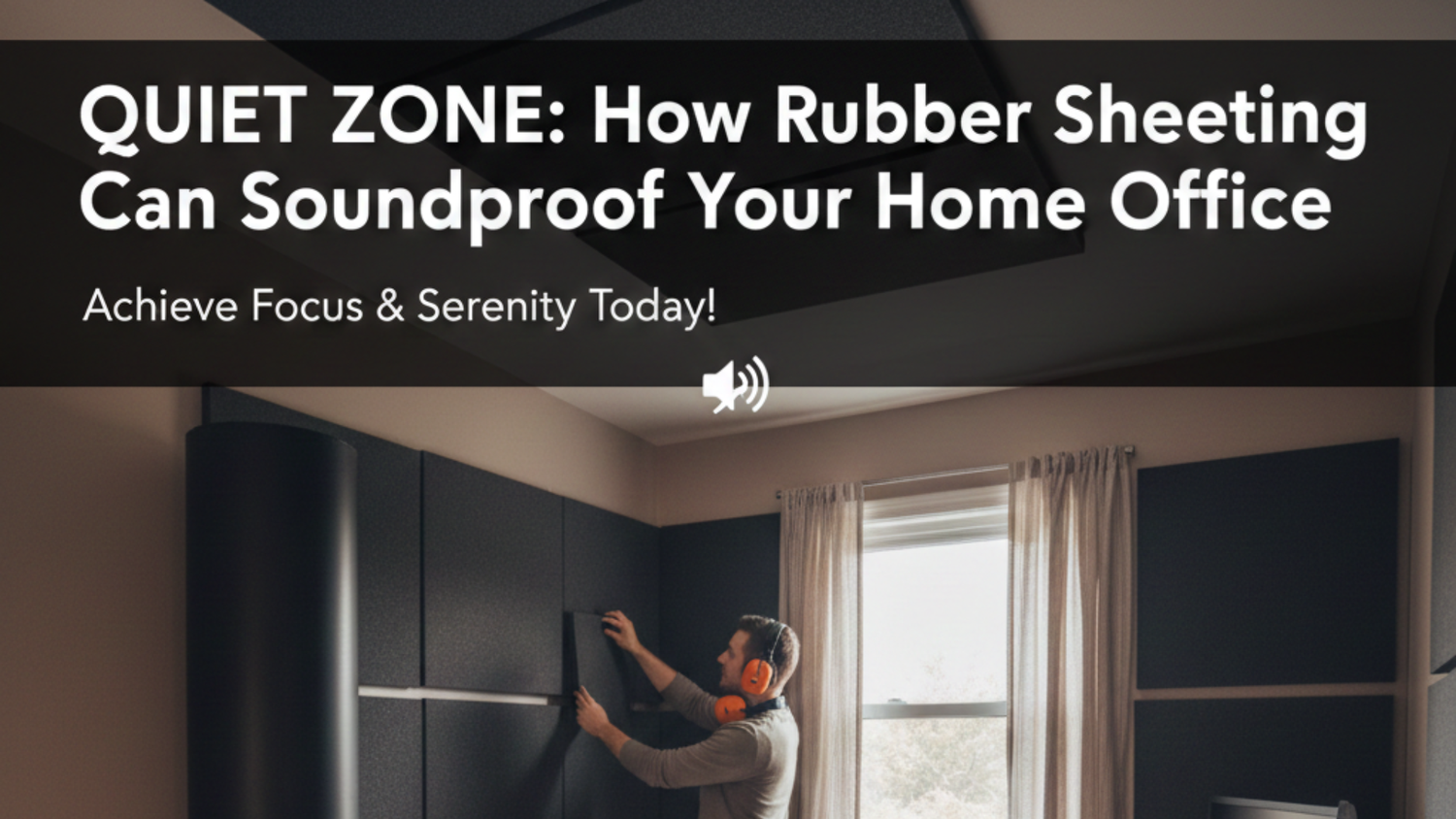 features How Rubber Sheeting Can Soundproof Your Home Office