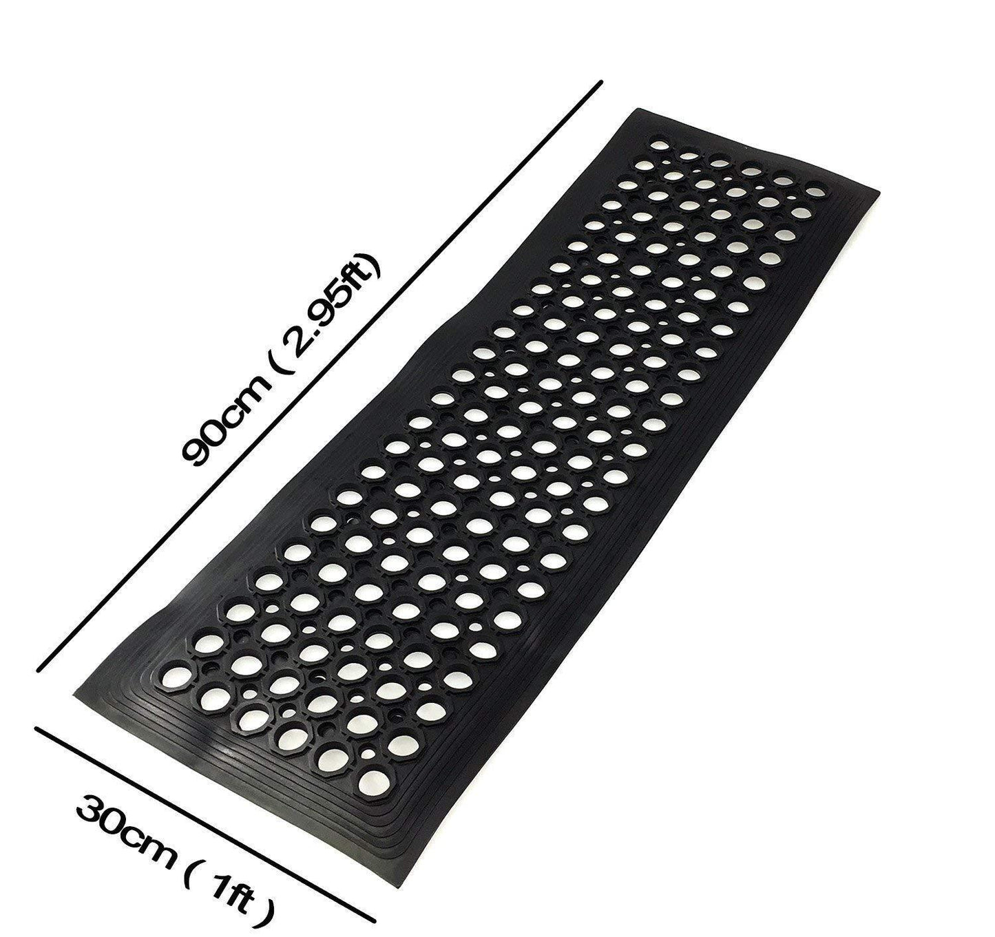 Rubber Ring Entrance Mat Large Heavy Duty Safety Anti-Fatigue Non Slip Workplace