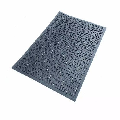 Heavy Duty Rubber Door Mat Entrance Scraper Mat Floor Mat Indoor Outdoor - Maze