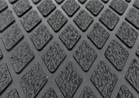 Multi use Horse/Cow/pony Rubber Stable Gym Mat Diamond Top 12mm x 6'x4'