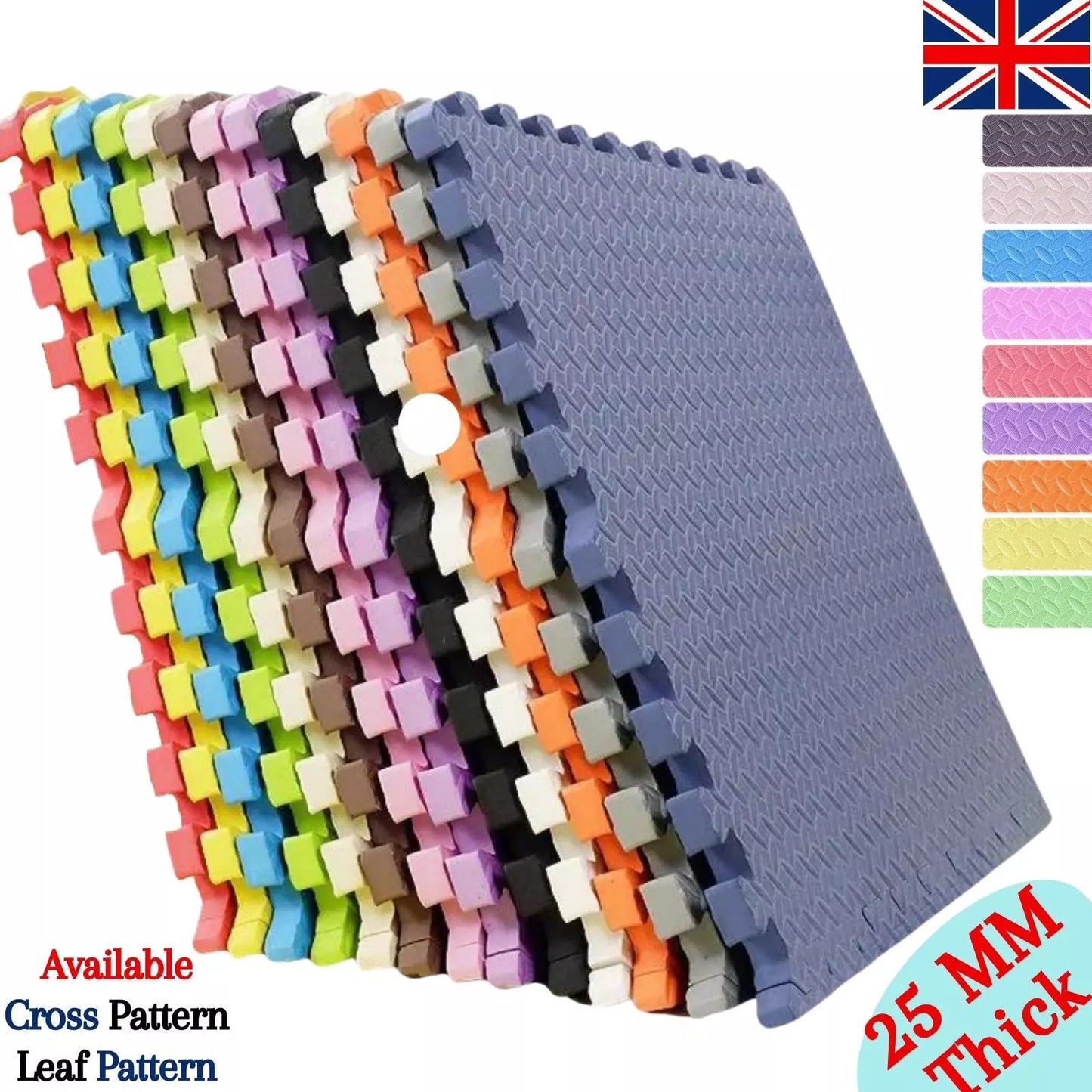 EVA Interlocking Floor Mats Soft Foam Gym Flooring Mat Yoga Tiles