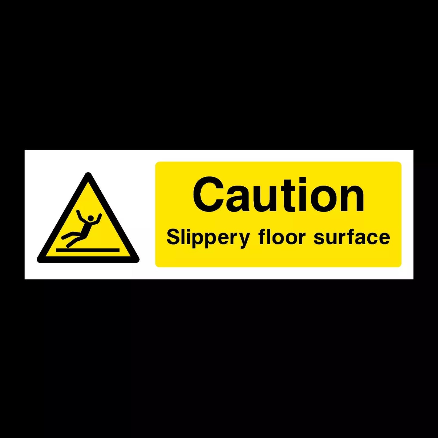 Slippery Floor Surface Plastic Sign OR Sticker