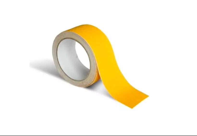 Yellow Anti Slip Safety Hazard Warning Marking Tape Stair Floor | Pack Of 2