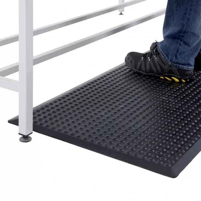 Rubber Heavy Duty Anti Fatigue Mat Safety Grip Workplace Bubble Mat 1200 x 900mm