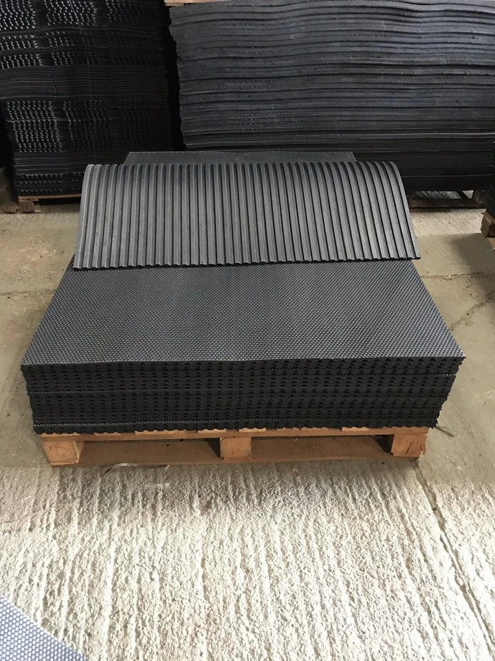 Gym Soiled Rubber Flooring mat, 12mm Thickness (6ft x 4ft),Special Price