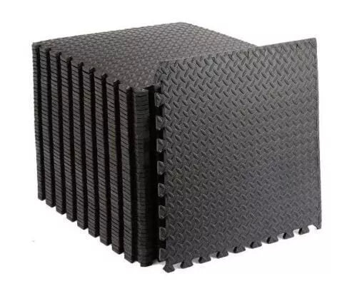 12PCS | GYM FLOOR MATS INTERLOCKING TILES | EVA FOAM SOFT