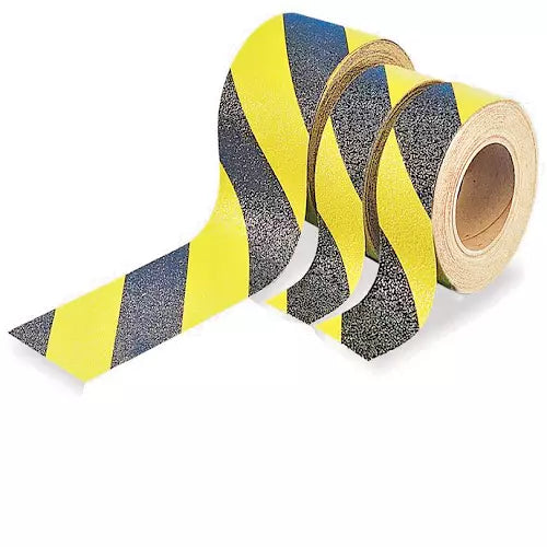 Anti Slip Tape Hazard Black Yellow Warning Self Adhesive Easy Safety Non Slip