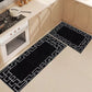 Anti-Slip Kitchen Rug Anti Fatigue Floor Carpet Runners Washable Indoor Door Mat | Set Of 2 - 40x60cm & 60x110cm