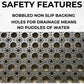 Rubber Safety Stair Tread Mat, Heavy Duty, Non-Slip, Anti-Fatigue 75 cm x 25 cm