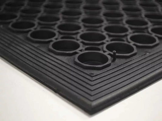 Door Mat Heavy Duty Rubber Non-Slip Weatherproof Entrance Safety Mats | 6 Sizes