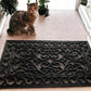 Decorative Rubber Door Mat Outdoor Indoor Heavy Duty Entrance Floor Mat 45x75cm