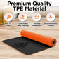 Yoga Mat Thick Non Slip TPE Foam Gym Pilates Exercise Workout Fitness Gymnastics | Yoga Mat Only