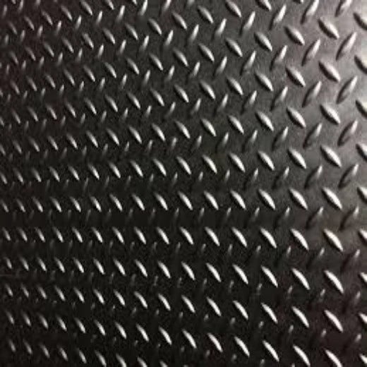 Rubber Floor Gym mats, Commercial Flooring 6ftx4ftx12mmFoot Checker Top