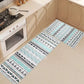 Anti-Slip Kitchen Rug Anti Fatigue Floor Carpet Runners Washable Indoor Door Mat | Set Of 2 - 40x60cm & 60x110cm