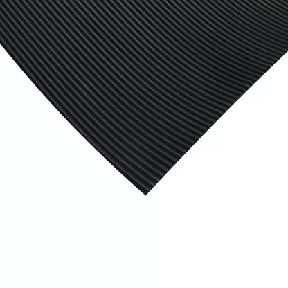 Fine Rib Rubber Sheet Matting Garage Flooring Sheeting Anti-Slip 3mm Thick and 1.2 Meter Wide