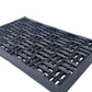 Large Rubber Door Mat Heavy Duty Entrance Non Slip Welcome Garden Indoor Outdoor