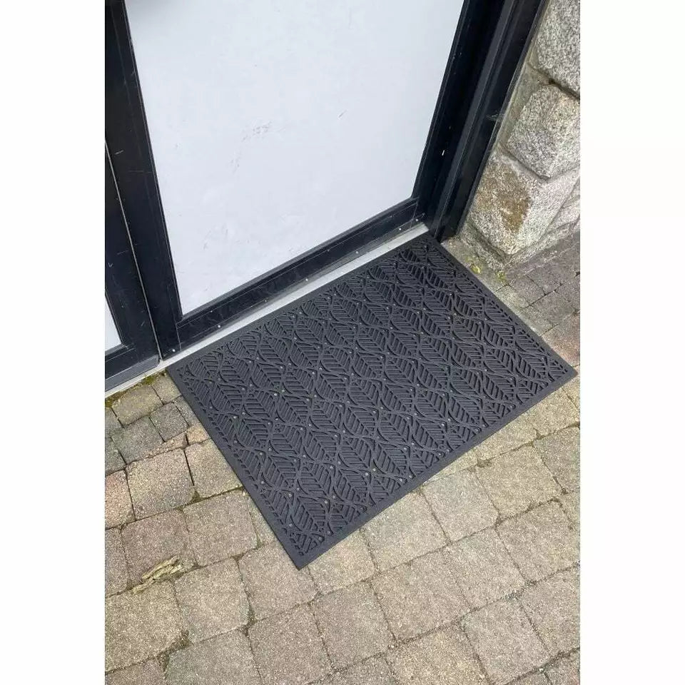 Heavy Duty Rubber Door Mat Entrance Scraper Mat Floor Mat Indoor Outdoor - Maze