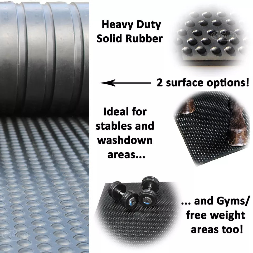 Heavy Duty Rubber Stable Horse Mat - Easimat Equine Flooring