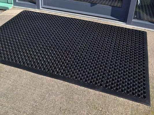 Large Rubber Mats Heavy Duty Ring Matting Entrance Big Safety Workplace Outdoor