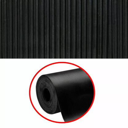Fine Rib Rubber Sheet Matting Garage Flooring Sheeting Anti-Slip 3mm Thick and 1 Meter Wide