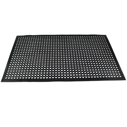 Large Heavy Duty Rubber Ring Mat Industrial Safety Anti-Fatigue Non Slip 5’ x 3’