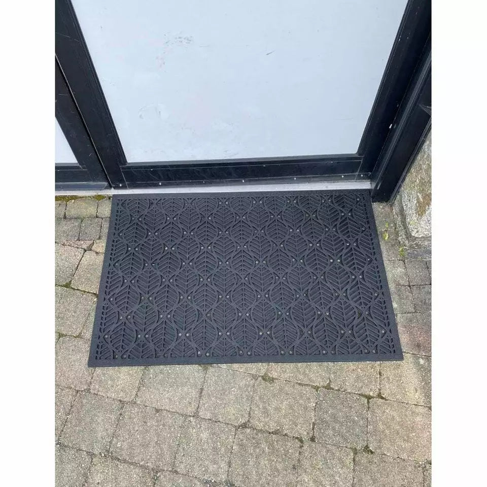 Heavy Duty Rubber Door Mat Entrance Scraper Mat Floor Mat Indoor Outdoor - Maze