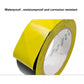 Hazard Warning Tape Black&Yellow Floor Aisle Marking Sealing for Warehouse