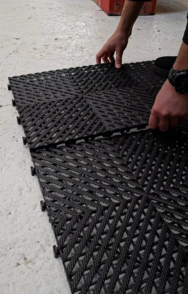 Modular Interlocking Garage Flooring Tiles