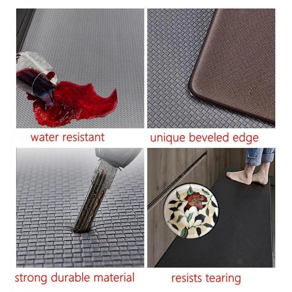 Anti Fatigue Kitchen Floor Mat Non Slip Kitchen Waterproof Rug High Quality