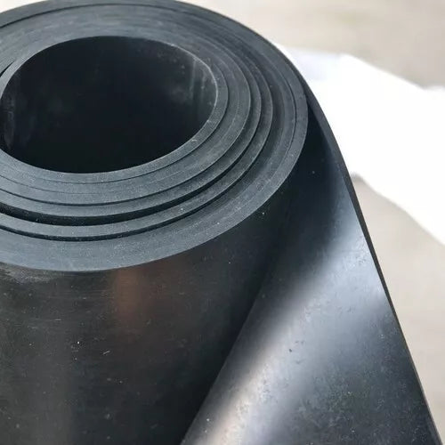 Black SOLID HARD Rubber Sheet - Sheeting x Various Thicknesses & Sizes