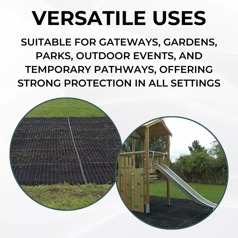 Grass Protection Mat | Ground Reinforcement Grid Mesh | 22mm Thick