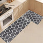 Anti-Slip Kitchen Rug Anti Fatigue Floor Carpet Runners Washable Indoor Door Mat | Set Of 2 - 40x60cm & 60x110cm