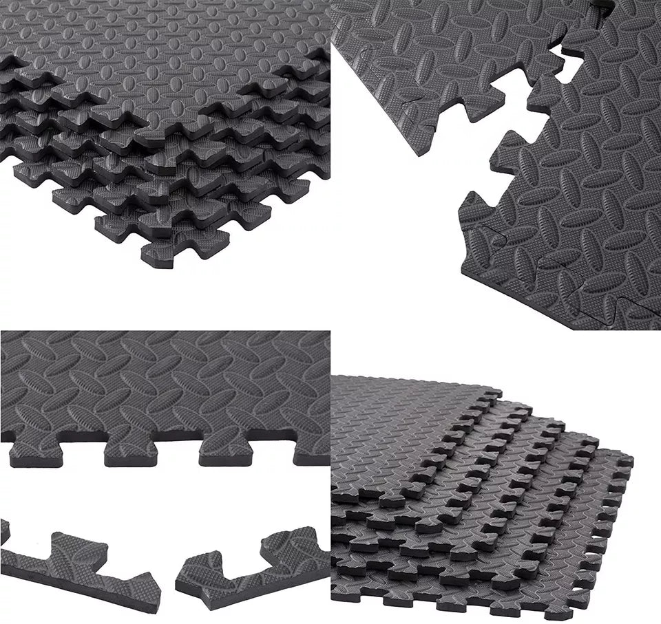 EVA Interlocking Soft Foam Gym Flooring Mat | Yoga Tiles