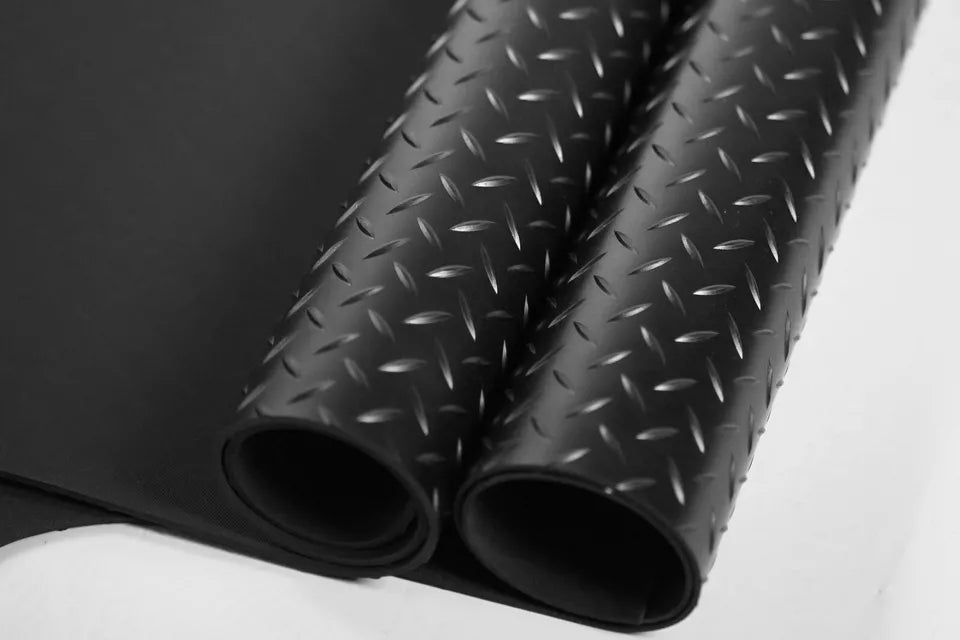 3mm Penny and Checker Design Rubber for Garage, Home Gym and Industrial etc