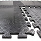 Heavy Duty Rubber Gym Mats Garage Flooring Tiles Commercial Interlocking 4pcs