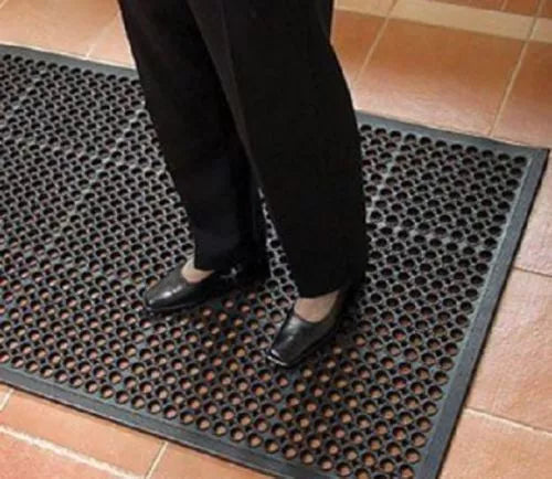 Heavy Duty Industrial Rubber Safety Floor Mat Anti-Fatigue 12mm 4’ x 3’